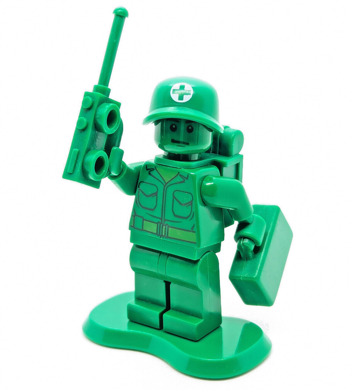 LEGO Toy Story Green Army Man Medic Backpack Minifigure (toy002) 7595 Men Patrol - StudBee