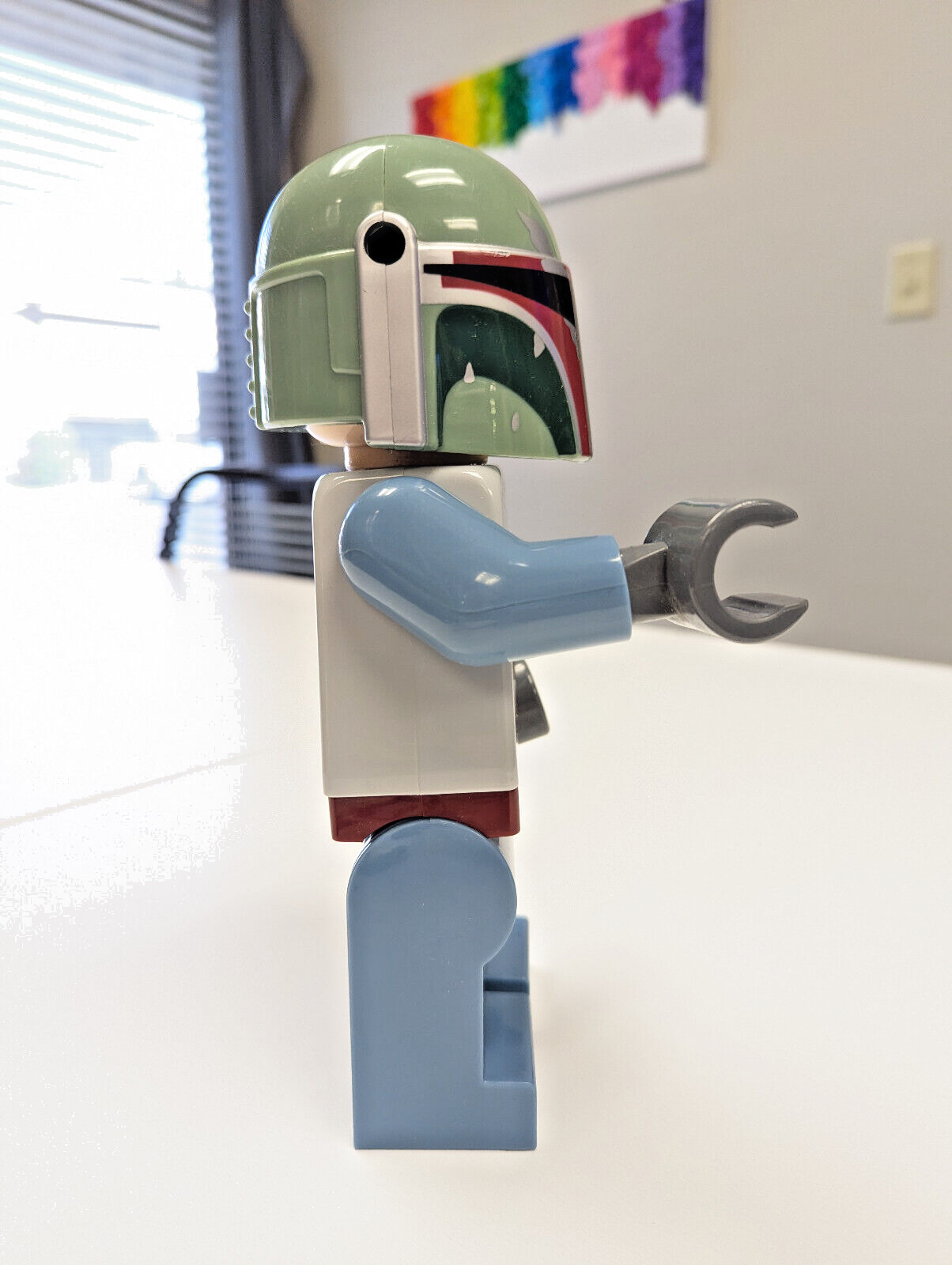 LEGO Star Wars Boba Fett - Digital Alarm Clock 9" Bounty Hunter 9003530 - Works!