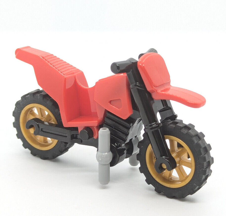 LEGO Dirt Bike - You Choose! Motorcycle Gold Wheels Motorbike Race 50860c03 (ac - StudBee