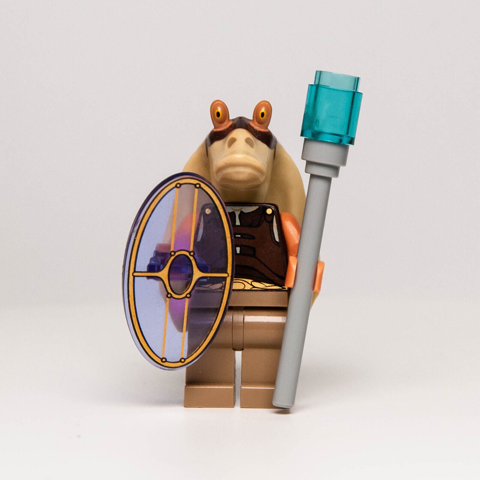 LEGO Minifigure Star Wars Gungan Soldier w/ Shield (sw0302) 9509 7929 - StudBee