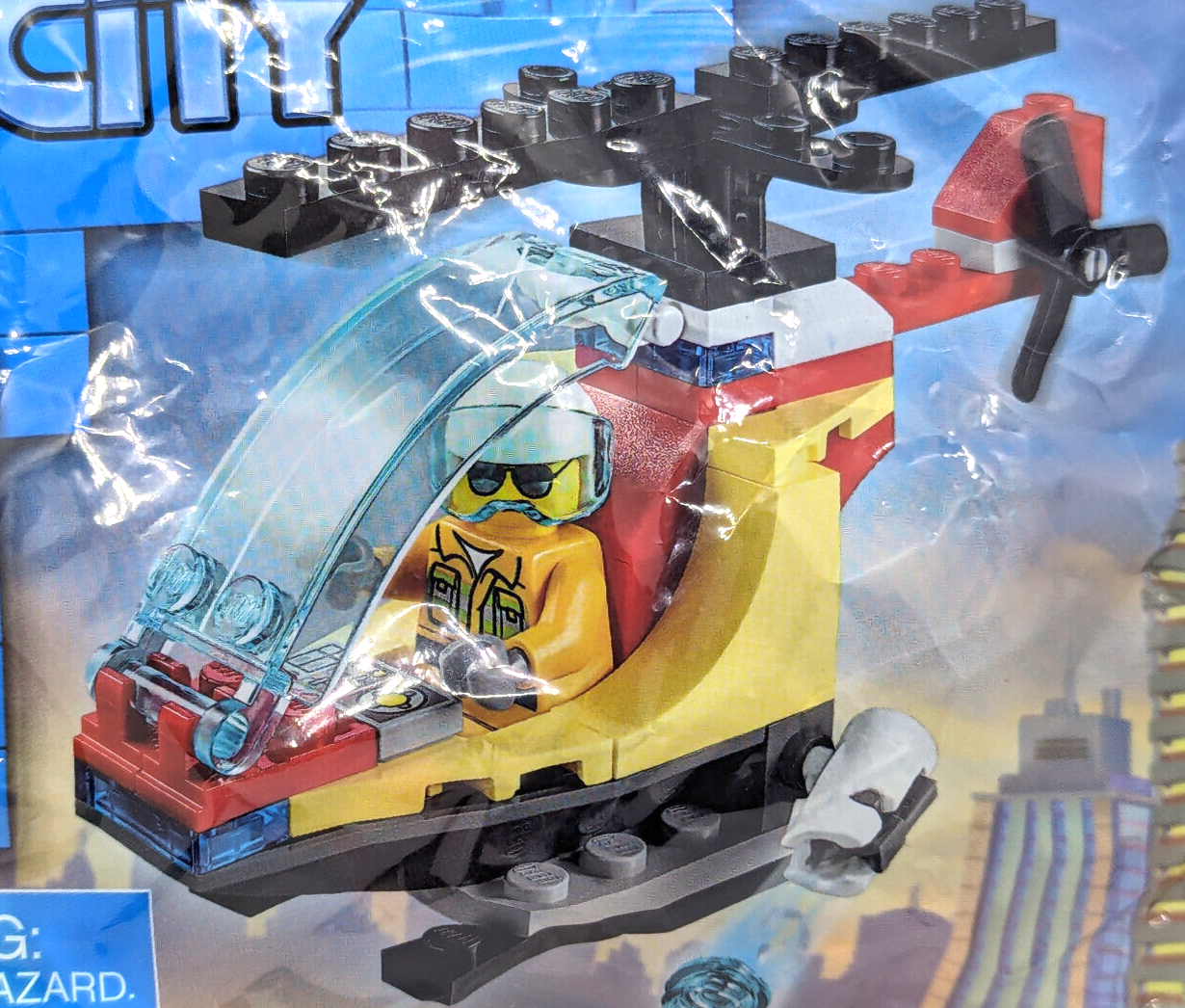 New LEGO Town City Fire 30566 - Helicopter Pilot Polybag - StudBee