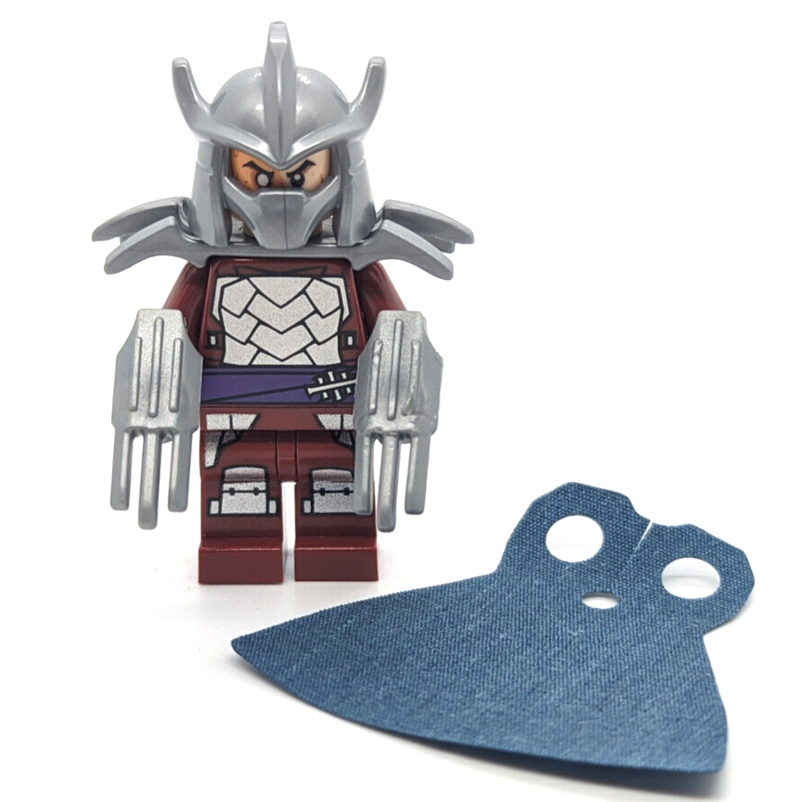 Lego TMNT Minifigure: Shredder w/ Claws (tnt020) 79101 Ninja Turtles Dark Blue - StudBee