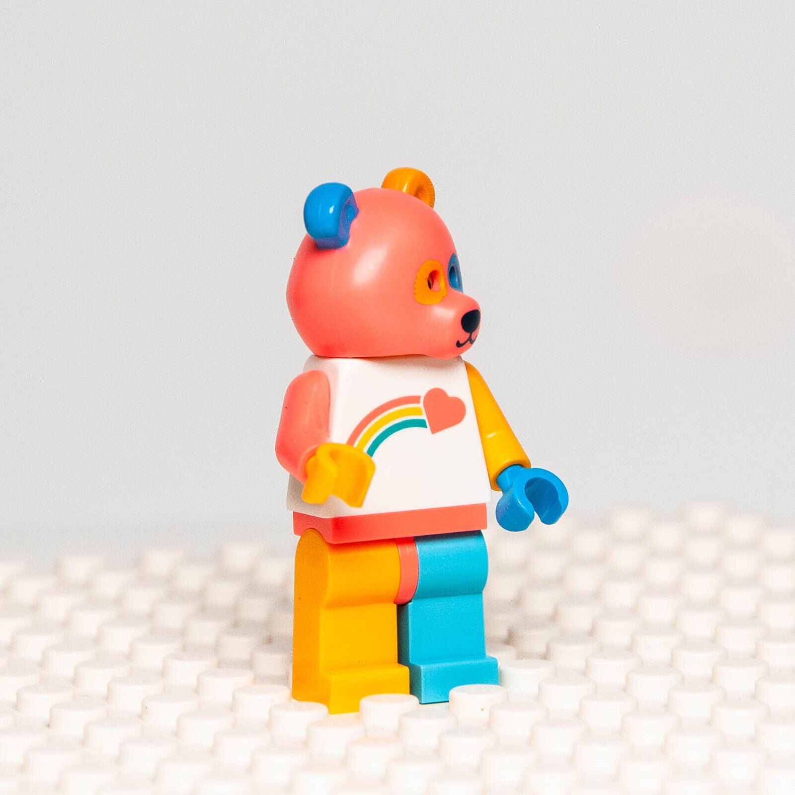 Lego CMF Series 19 Minifigure - Rainbow Love Bear Costume Guy (col356) - StudBee