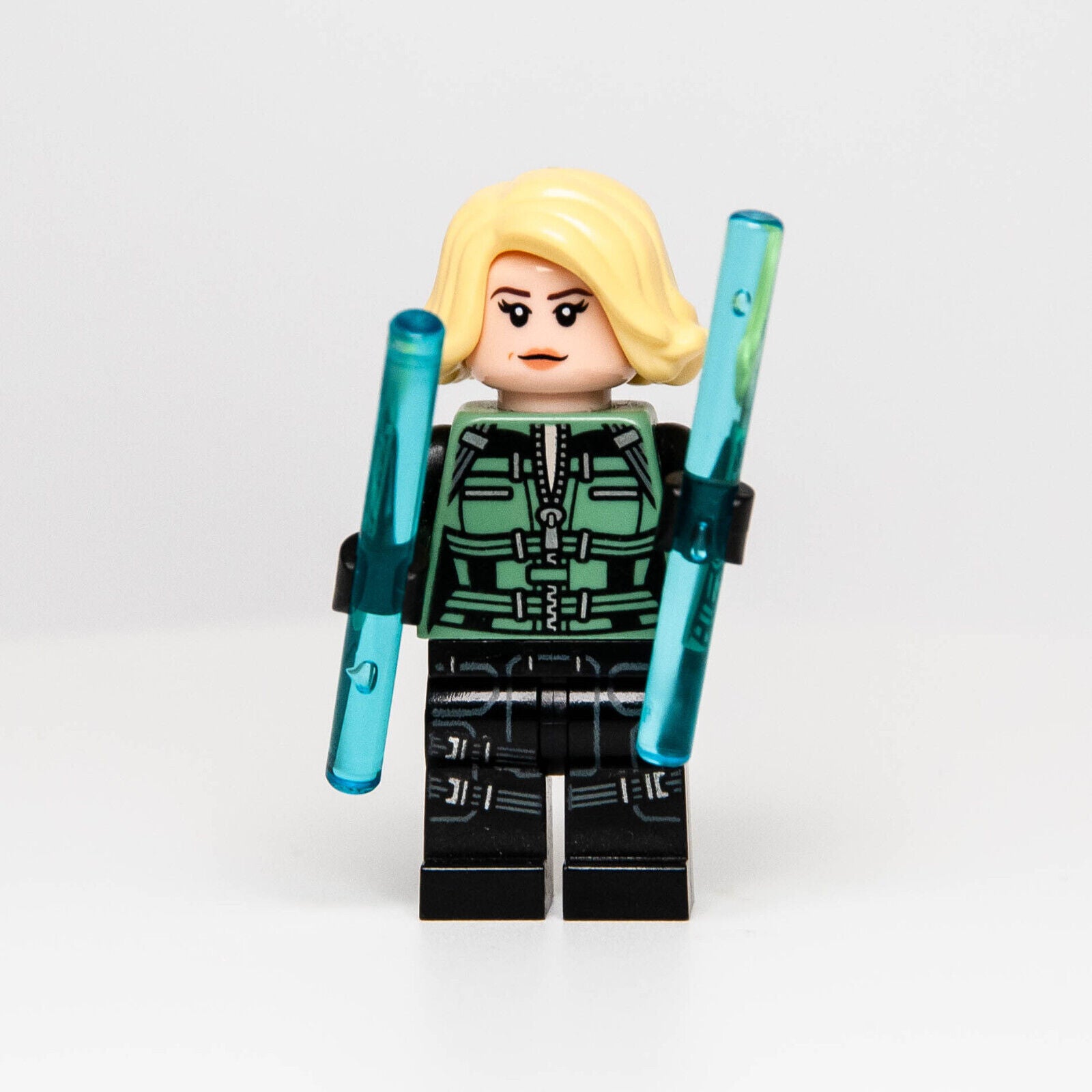 LEGO Minifigure BLACK WIDOW (Blonde Hair) Marvel Super Heroes 76101 (sh494) - StudBee