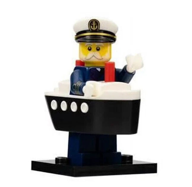 New SEALED Lego Minifigure 71034- Series 23 Ferry Boat Captain (col407) - StudBee