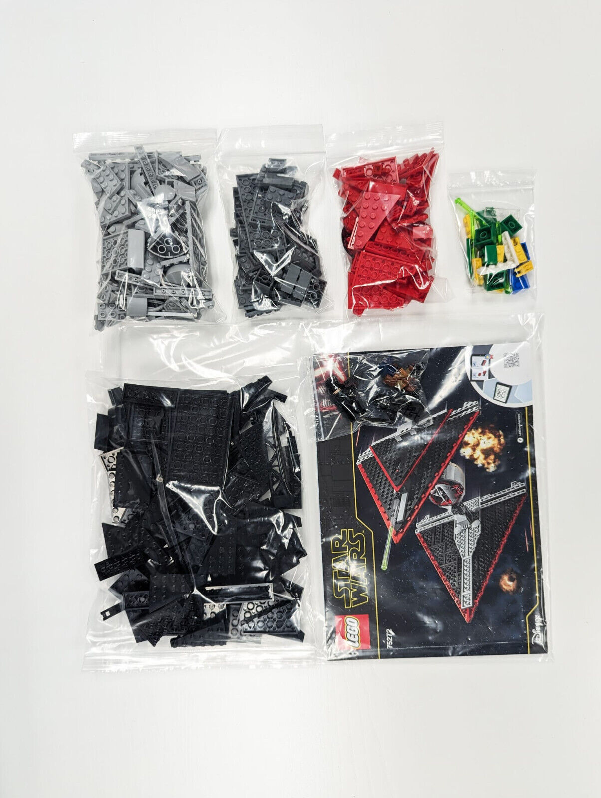 LEGO Star Wars: Sith TIE Fighter 75272 Complete, Box & Instructions - SEE VIDEO! - StudBee