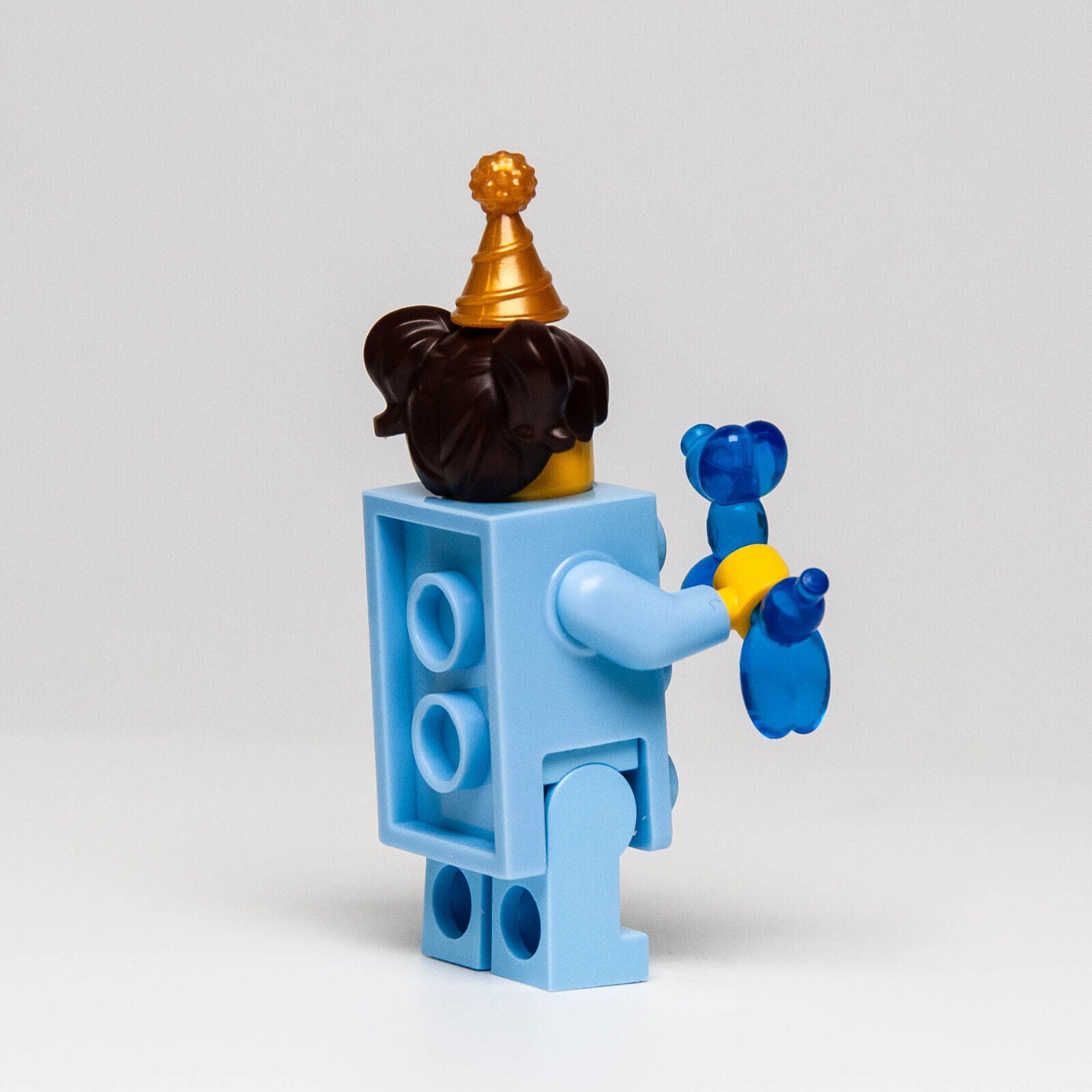 New Lego BAM Minifigure (hol298)Birthday Brick Suit Costume Girl w/ Balloon Dog - StudBee