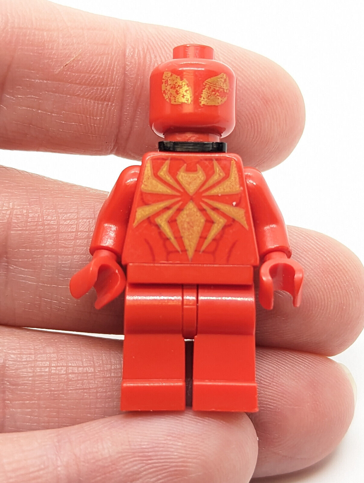 Lego Spider-Man:  Iron Spider Minifigure (sh193) 76037 Gold *See Condition* - StudBee