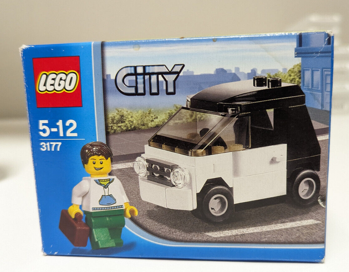 LEGO City 3177 Mini Smart Small Car - 100% Complete w/ Manual & Box - StudBee
