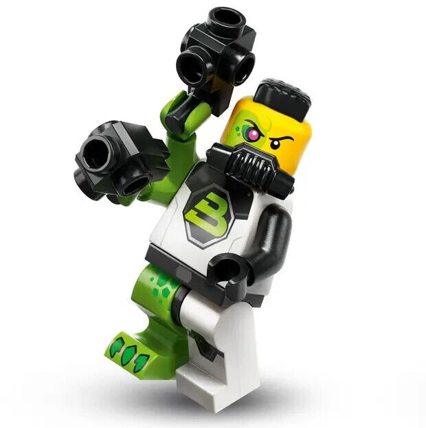 New LEGO Space CMF 26 Minifigure: Blacktron Mutant 71046 (col26-12) col448 - StudBee