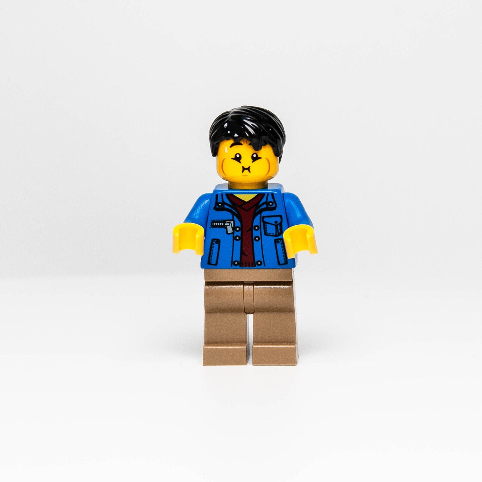 LEGO Minifigure Man, Blue Jacket, Chinese New Year 80108 (hol282) - StudBee