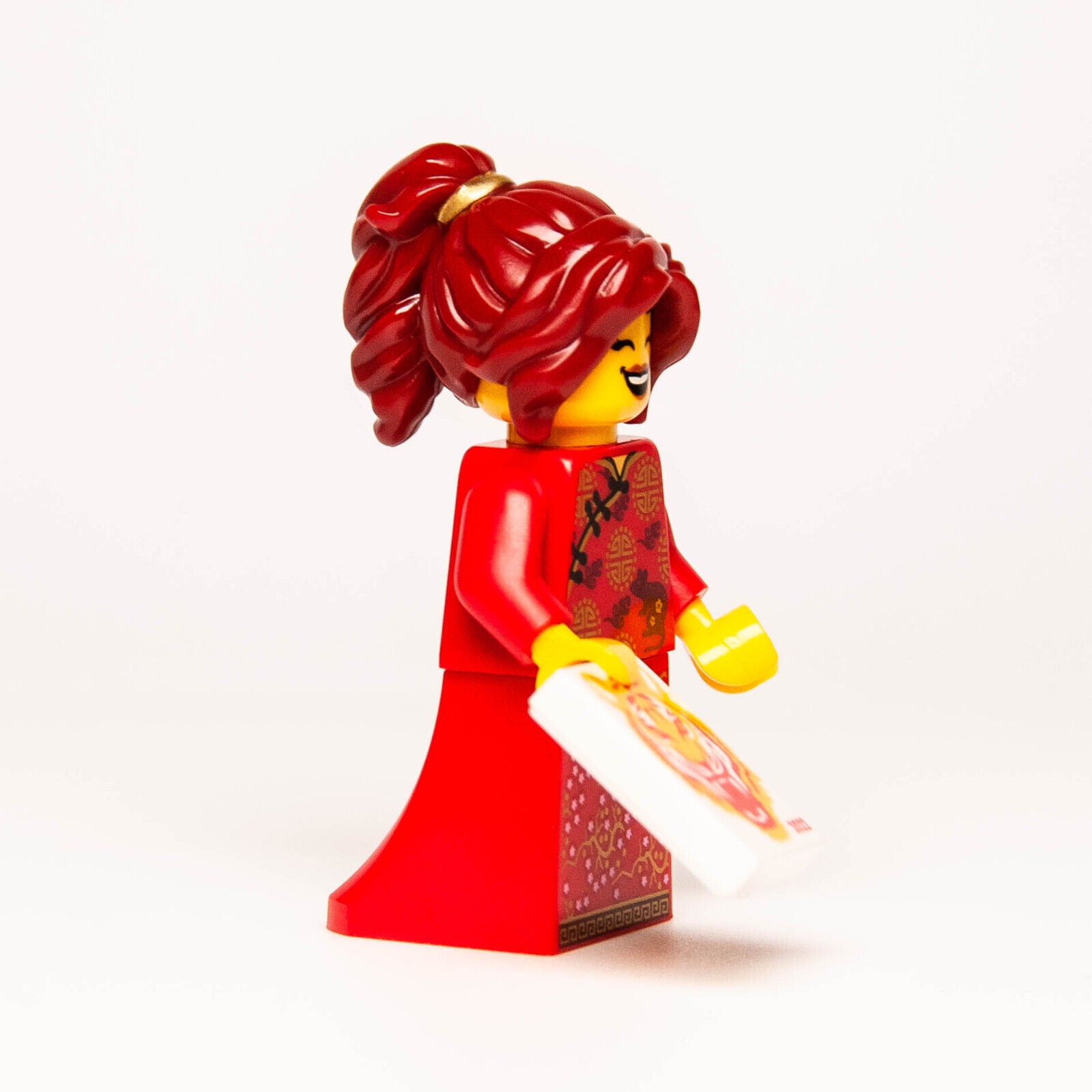 New Lego BAM 2022 Minifigure - Chinese New Year Tiger Lady Woman with Tile - StudBee