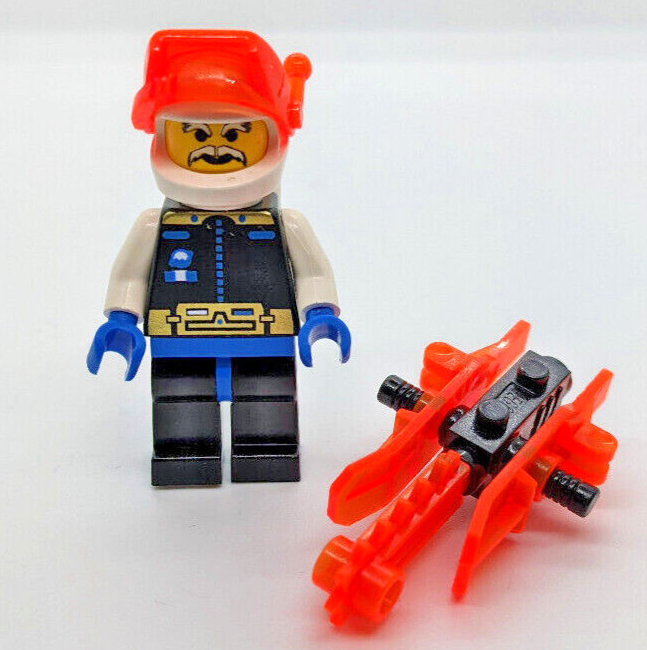 LEGO Commander Cold Minifig - Space Ice Planet Chief Bear w/ Gun (sp019) Vintage - StudBee