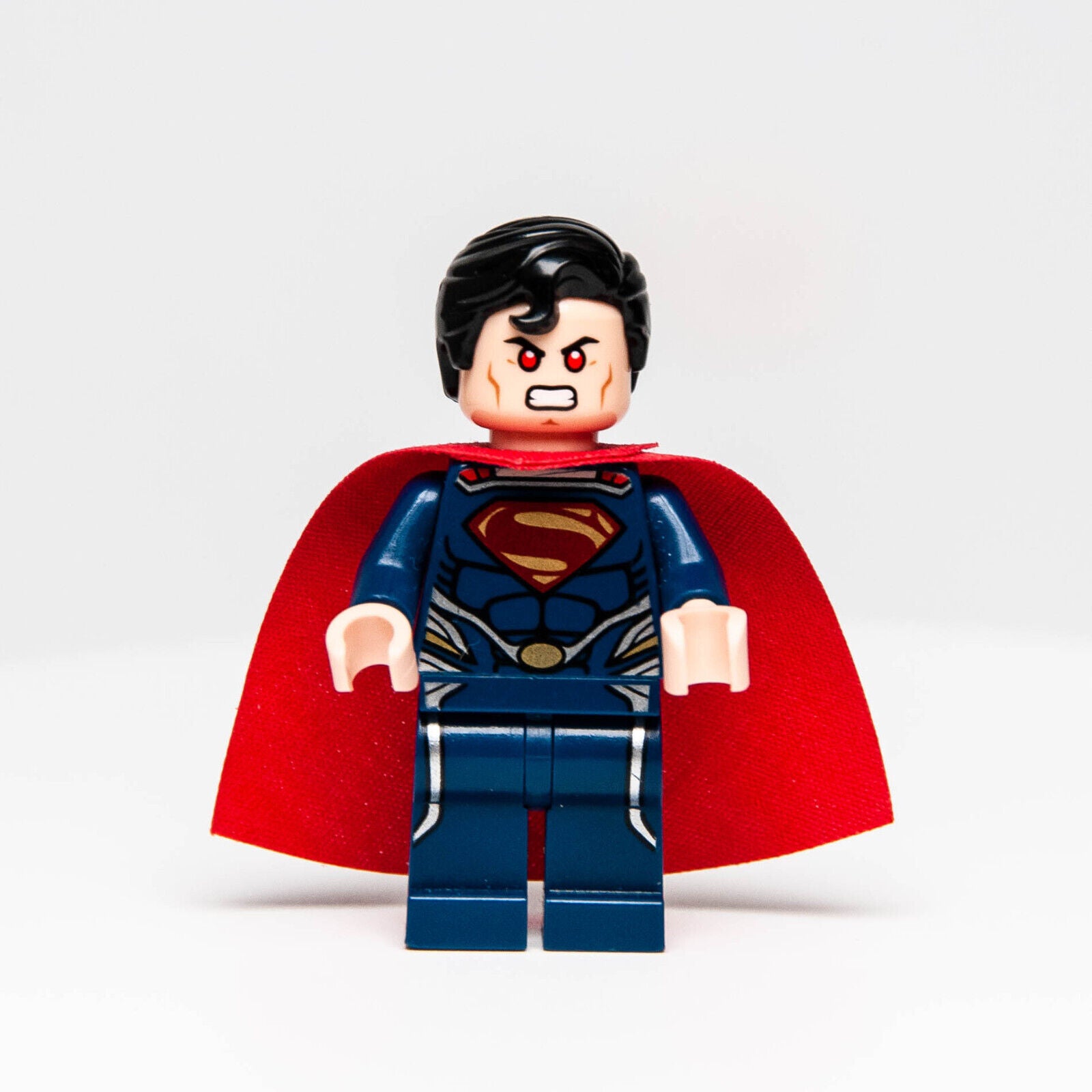 LEGO DC Minifigure: Man of Steel Superman Dark Blue (sh077) 76003 76009 76002 - StudBee