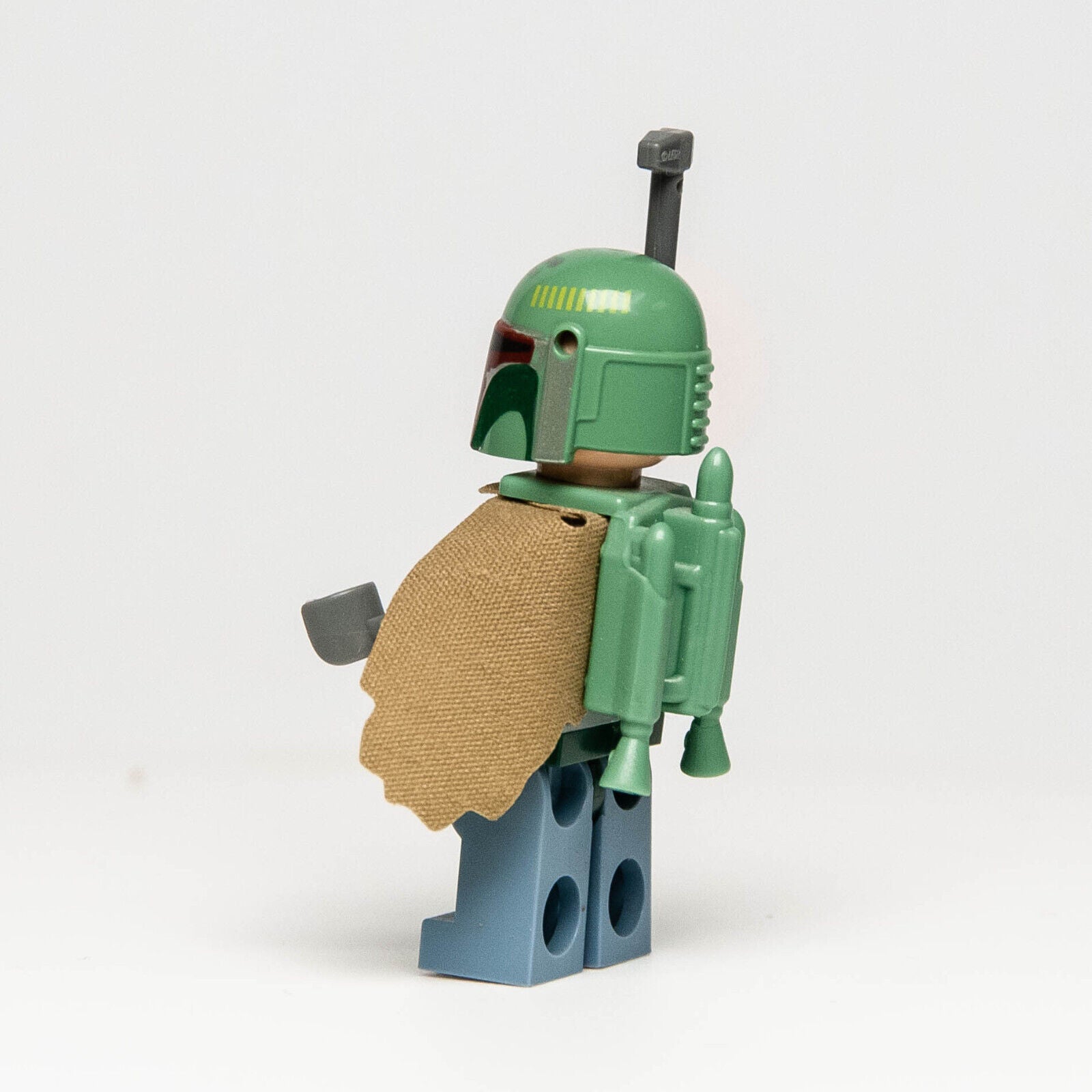LEGO Star Wars Minifigure: Boba Fett w/ Beard Stubble (sw0396) 9496 Desert Skiff - StudBee
