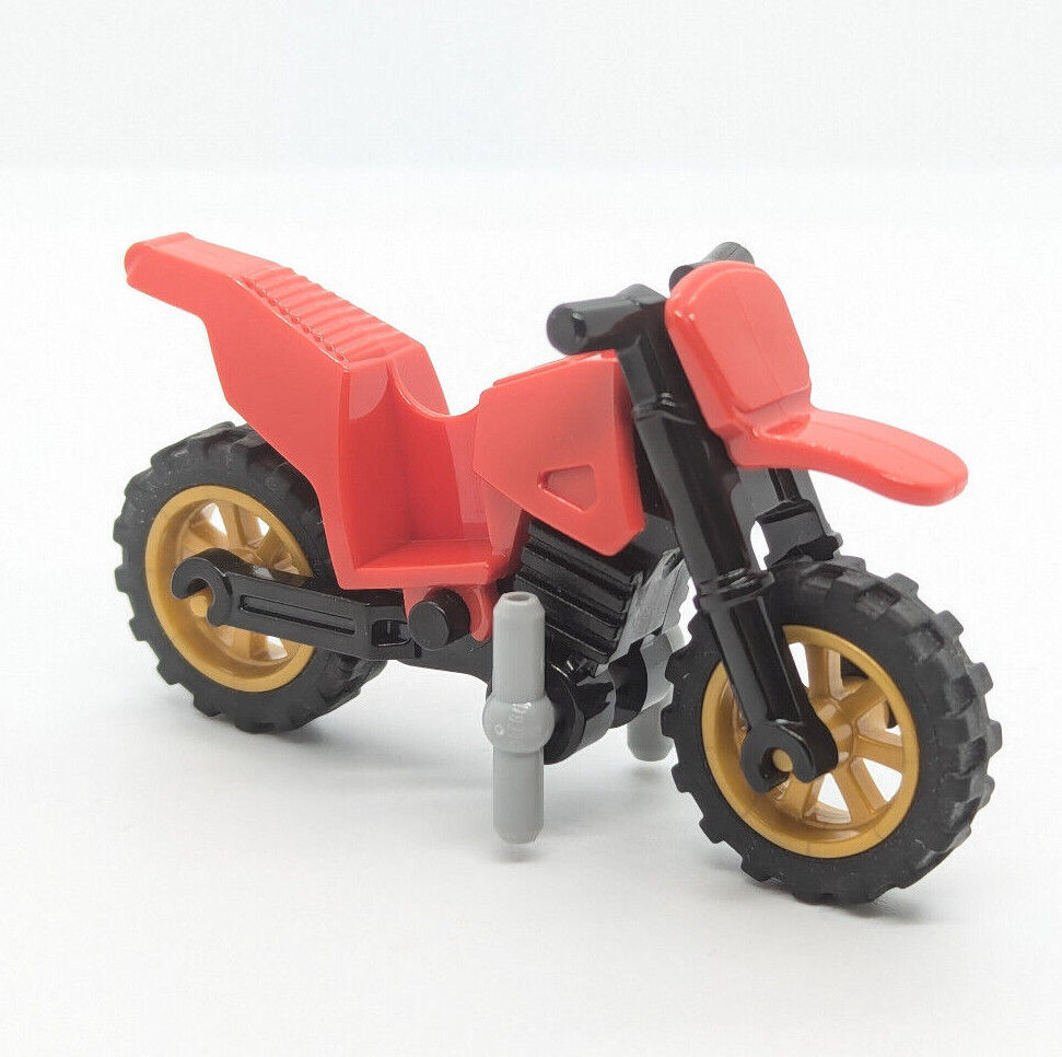 LEGO Dirt Bike - You Choose! Motorcycle Gold Wheels Motorbike Race 50860c03 (ac - StudBee