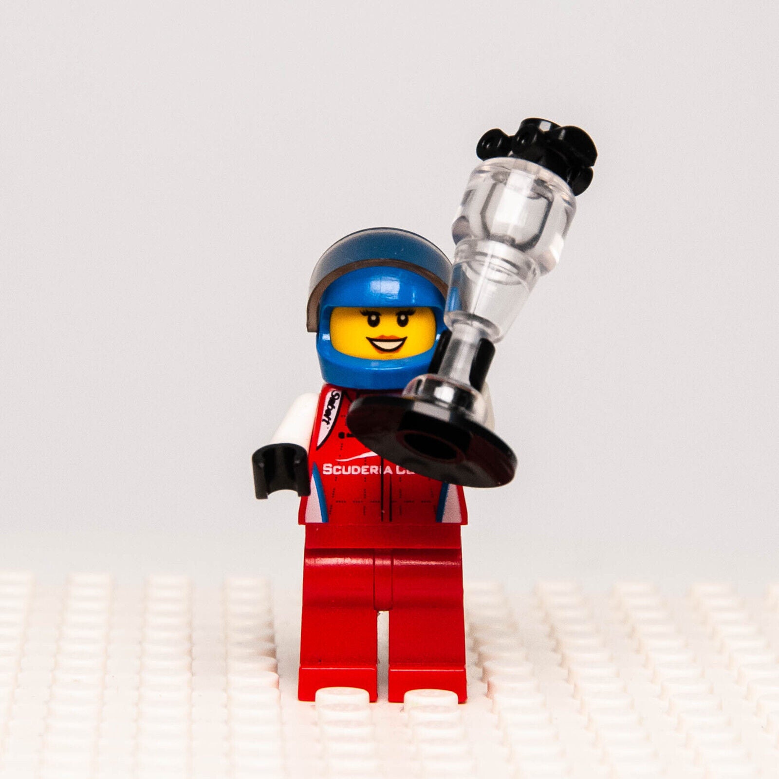 Lego Speed Champions Minifigure -  Ferrari 488 GT3 Scuderia Corsa Driver (sc056) - StudBee