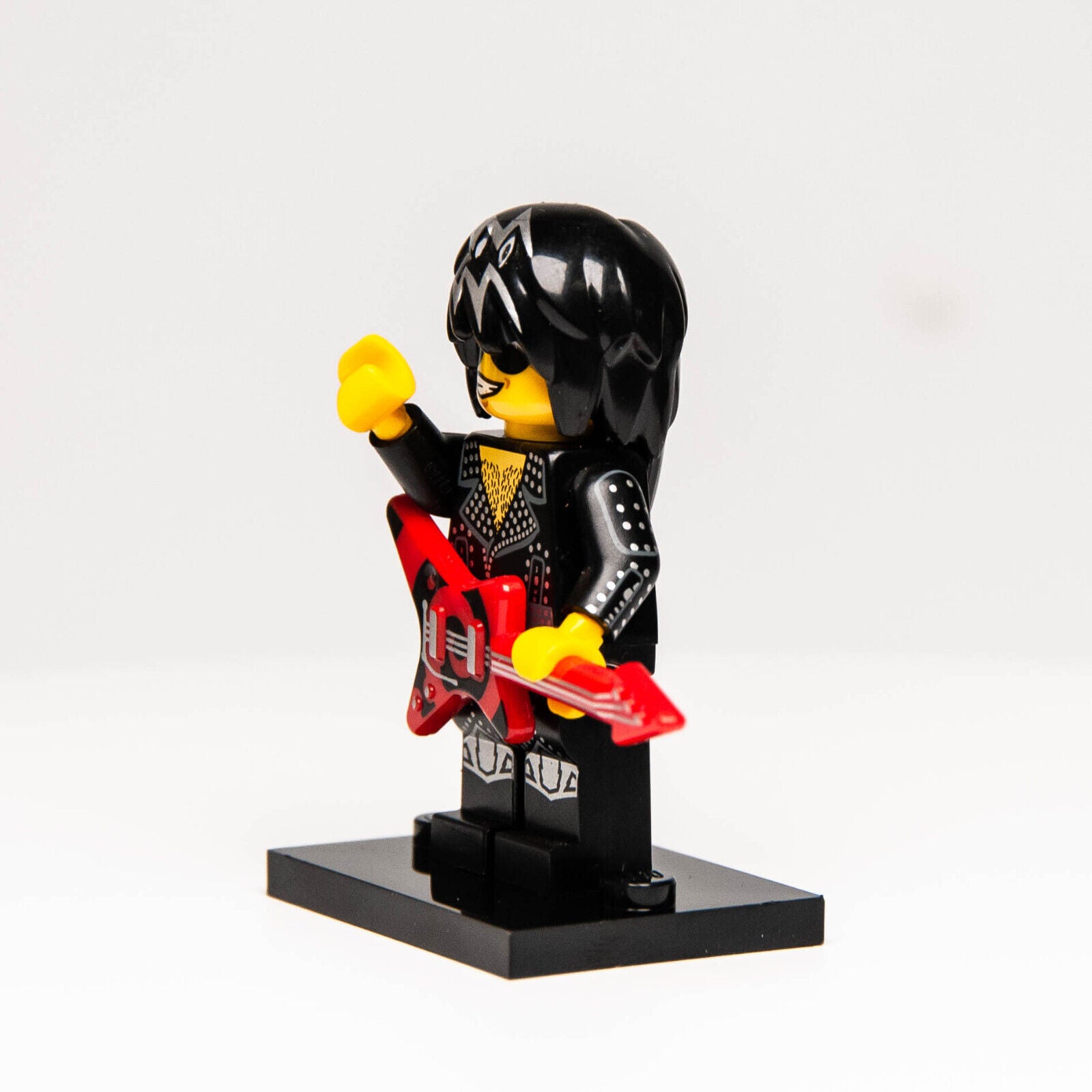 Lego CMF Series 12 Minifigure - Rock Star 71007 (col12-12) Band 80's Guitar - StudBee