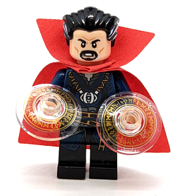 Lego Doctor Strange Marvel Minifigure with Runes (SH296) 76060 - StudBee