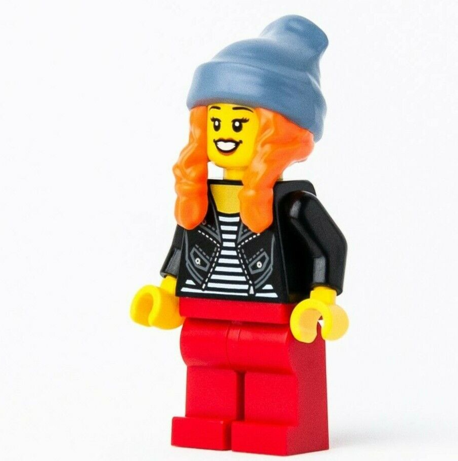 New LEGO Woman w/ Cap Minifigure - Chinese New Year Temple Fair - 80105 (hol191) - StudBee