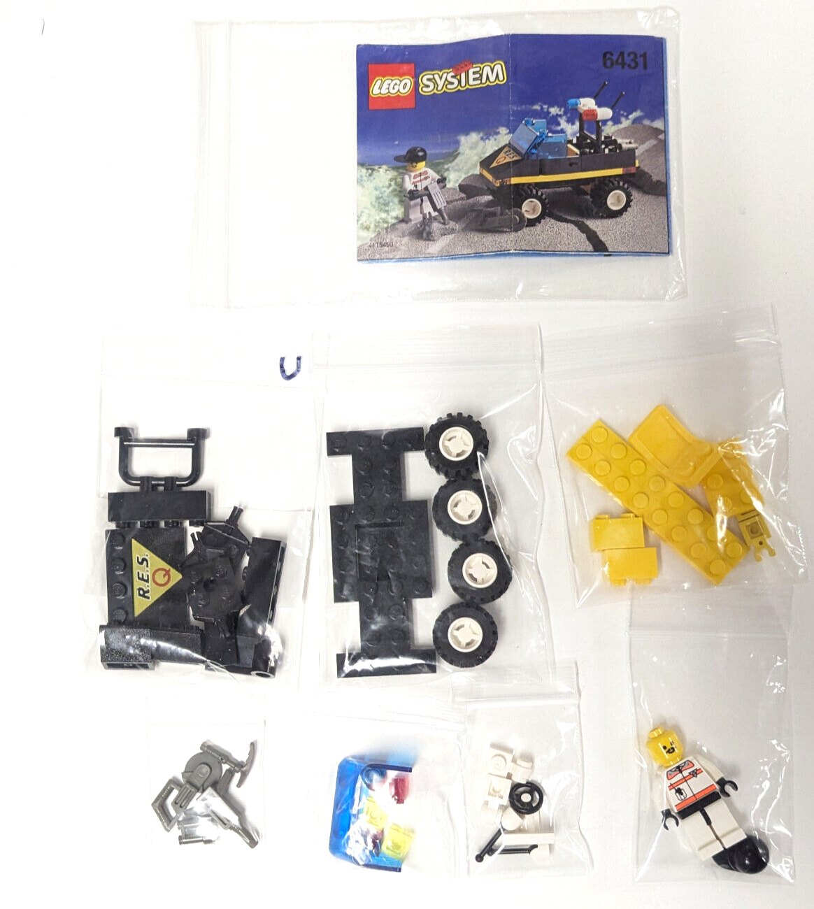 Vintage Lego Town Res-Q 6431 - Road Rescue - 100% Complete w/Instructions - StudBee