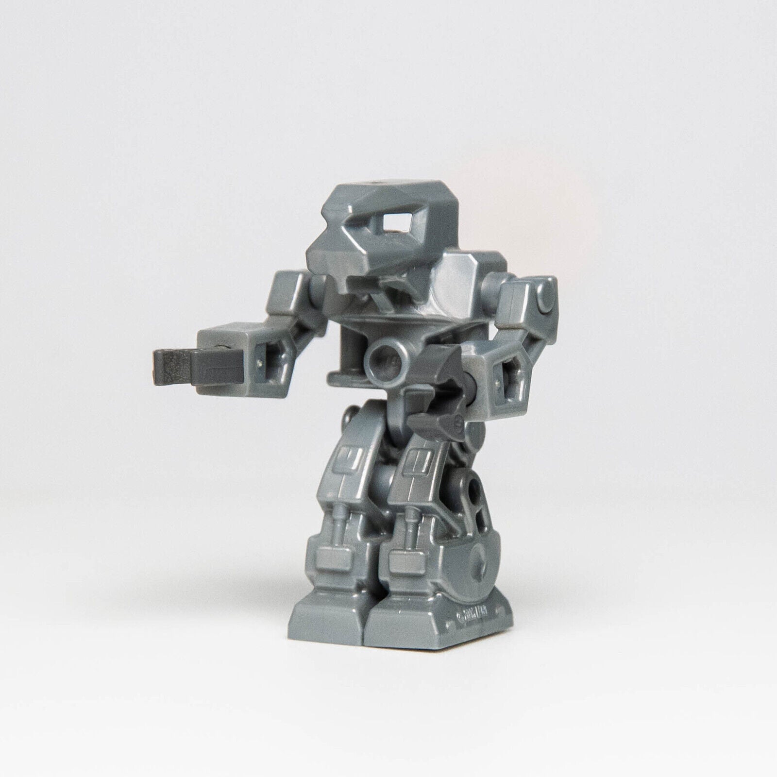 Lego Exo Force Minifigure - Devastator Pearl Light Gray Robot (exf018) 8108 7713 - StudBee