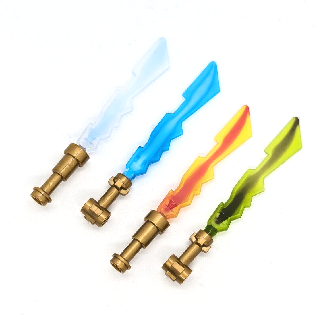 LEGO Ninjago Elemental Blade Weapon Set Earth Ice Lightning Fire 70505 Battle