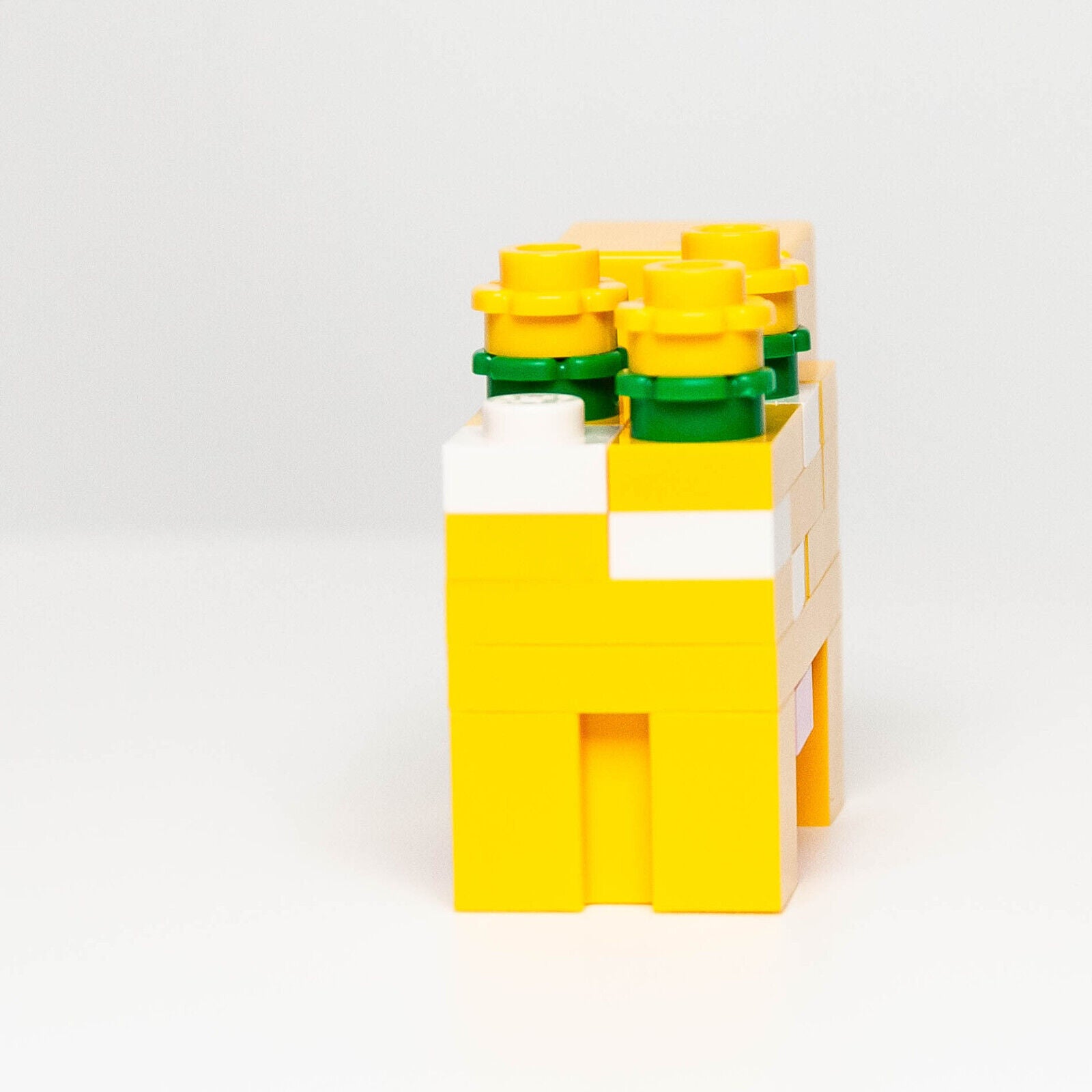 New Lego Minecraft Yellow Cow Moobloom Brick Built Minifigure 21169 (minecow05) - StudBee
