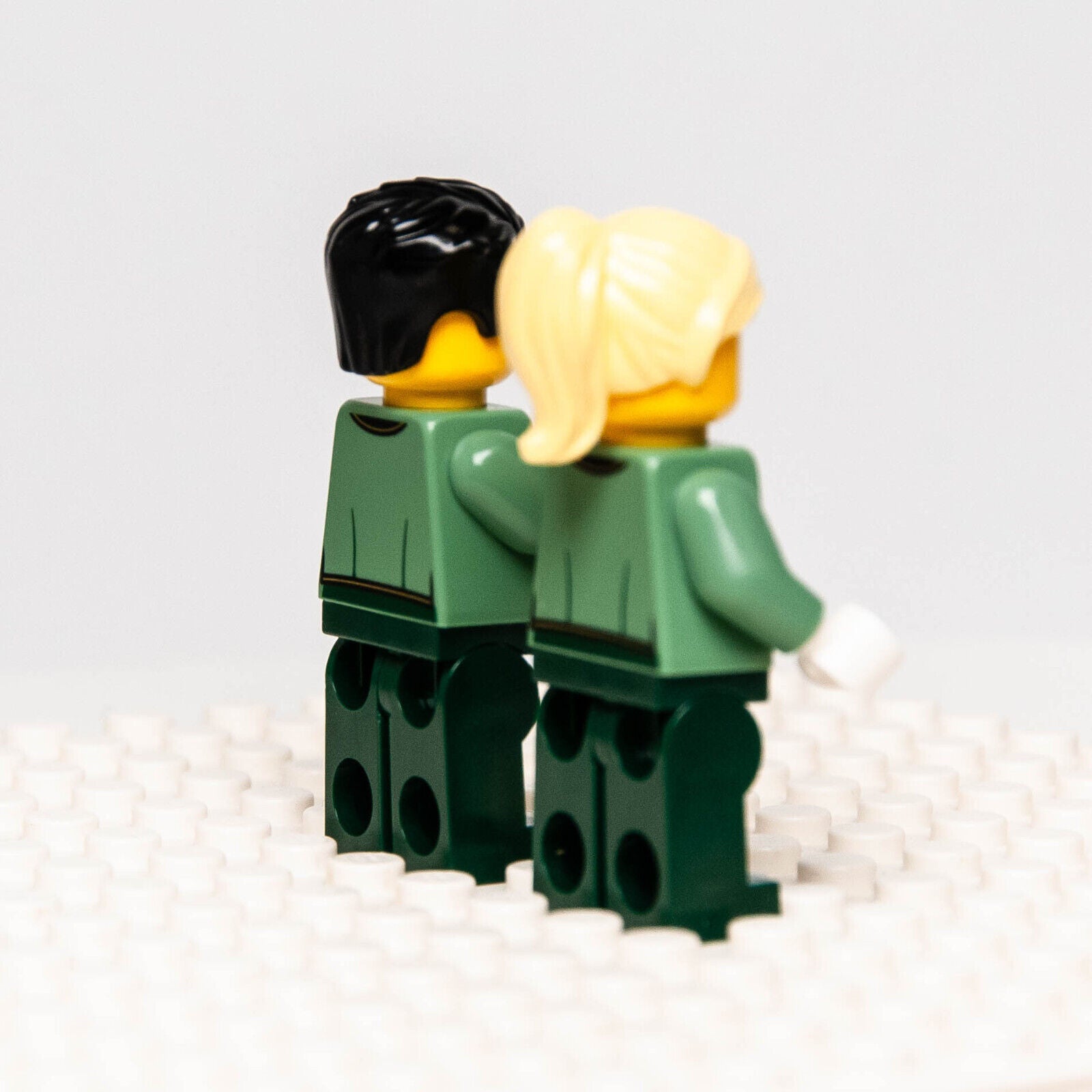 Lego Boutique Hotel Minifigures: Bellhop & Receptionist w/ Luggage Cart 10297 - StudBee