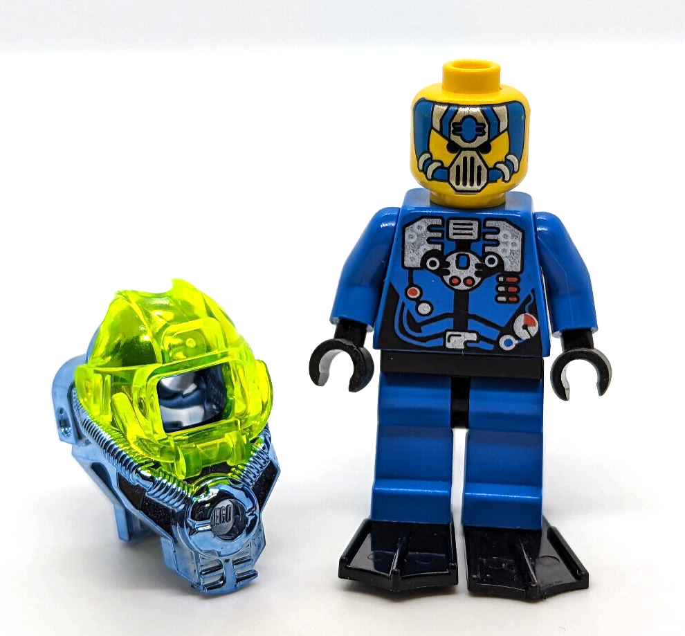 Lego Aquazone Hydronaut Diver - Navigator Hip Muddy Waders (aqu009) Suction Gun - StudBee