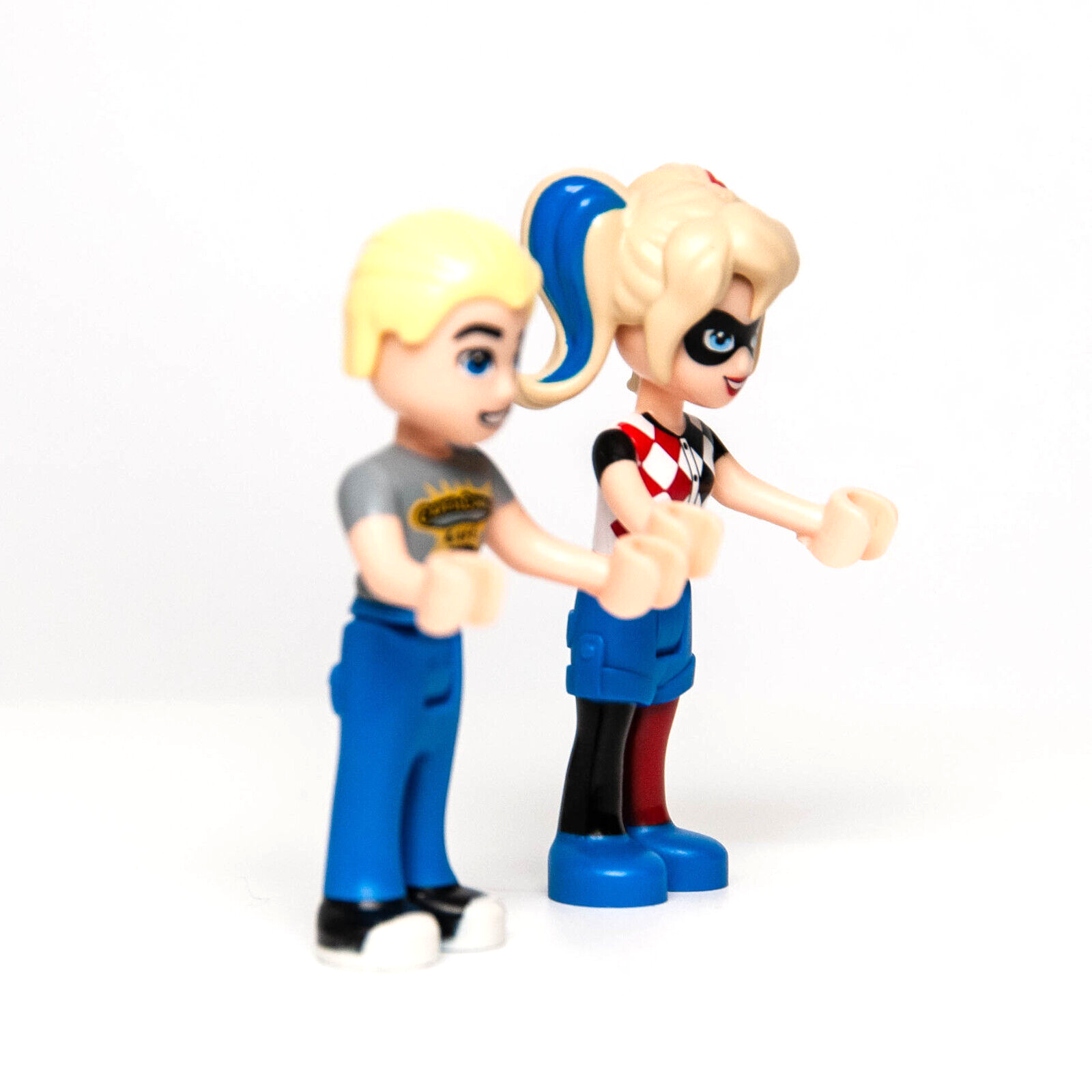 (Lot of 2) LEGO DC Superhero Girl Harley & Steve from 41231 Minifigures (shg - StudBee