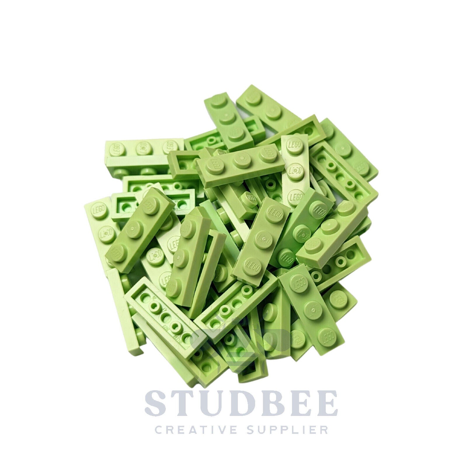 NEW LEGO  - 1 x 3 Plate - #3623 - 50 Pieces - Multiple Colors - StudBee