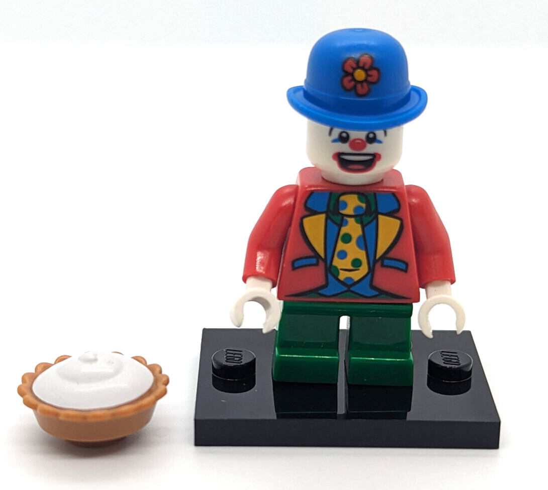 NEW LEGO CMF 8805 Series 5 - Party Clown Minifigure  w/ Pie (col05-9)Birthday
