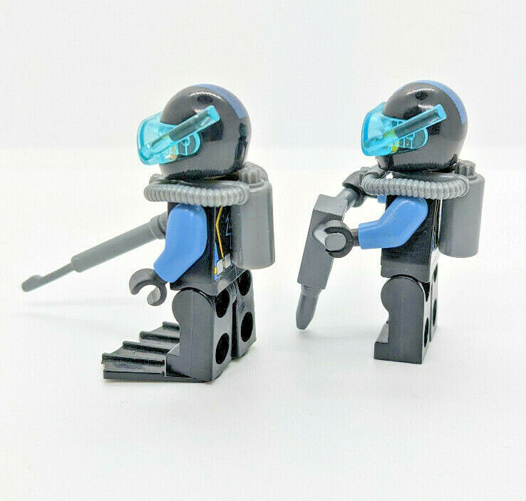 LEGO Aquazone Aquaraiders: Diver 6 + Diver 7 Angler Ambush (aqu025 aqu021) 7771 - StudBee
