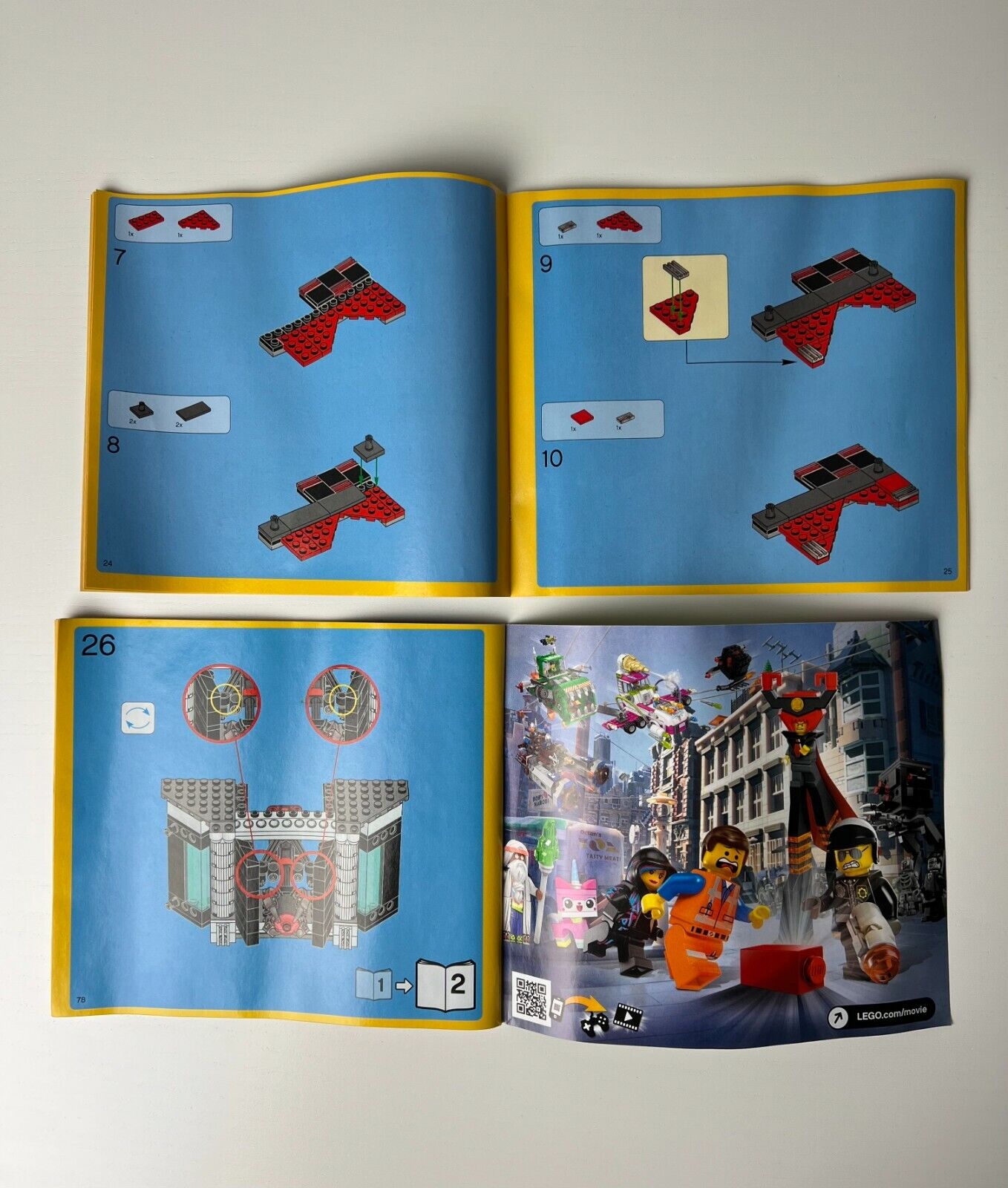 New LEGO The Lego Movie - Lord Business' Evil Lair -Instructions Only - StudBee