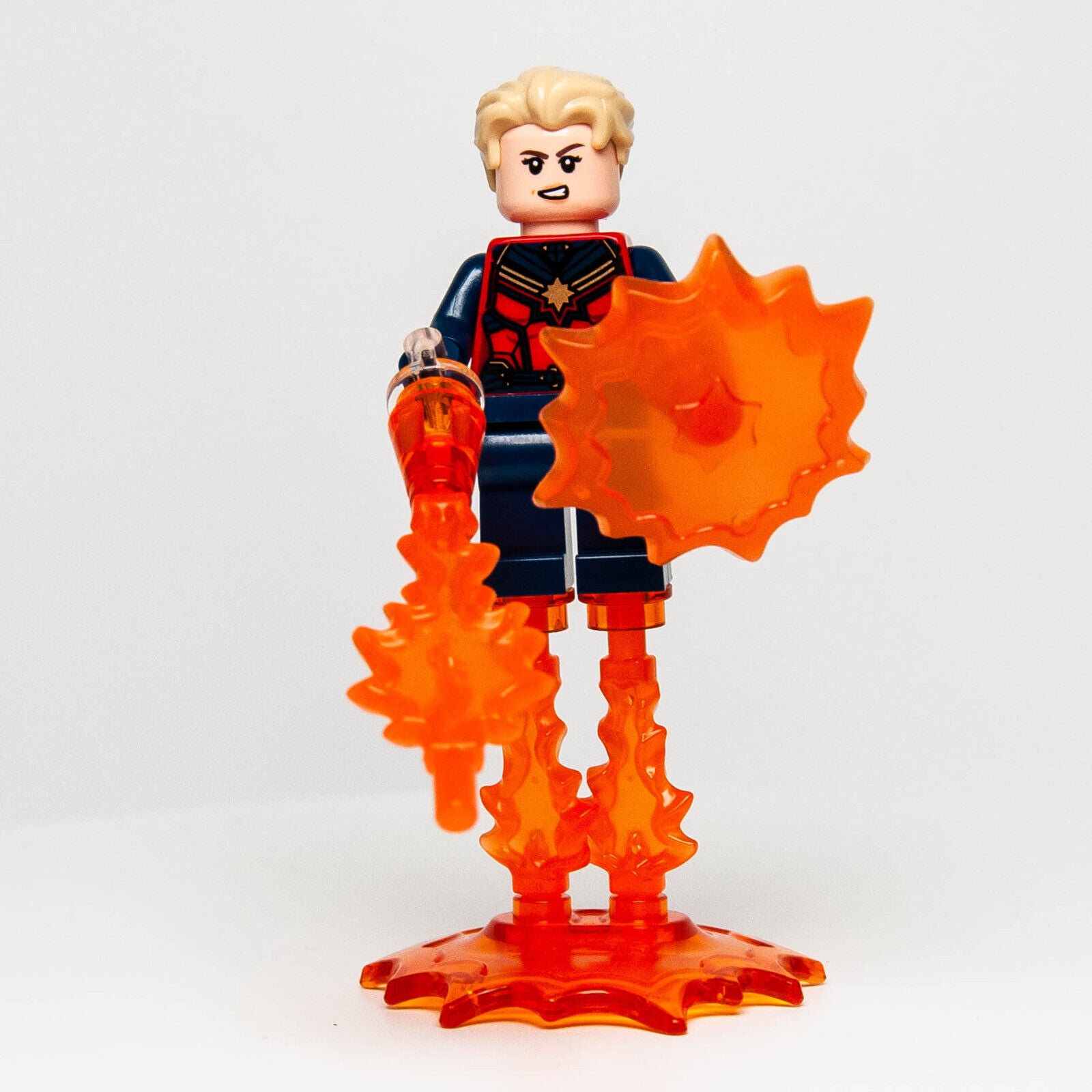 NEW Lego Captain Marvel Minifigure Sanctuary II Endgame Avengers (sh772) 76237 - StudBee