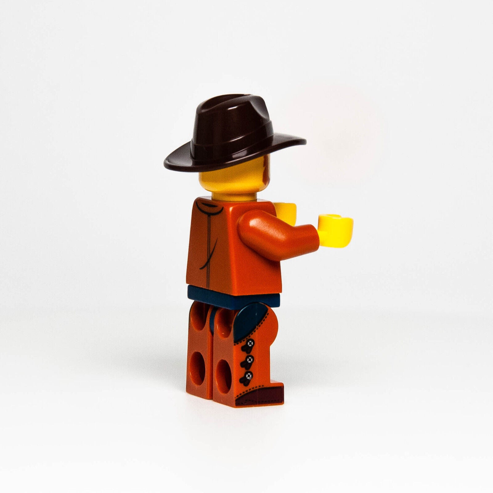 New LEGO 2024 BAM Minifigure - Western Cowboy in Chaps, Whip