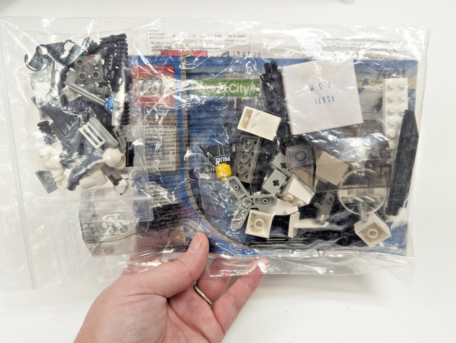 NEW Vintage Lego World City 7031 - Police Helicopter Pilot - No Box (wc008) - StudBee