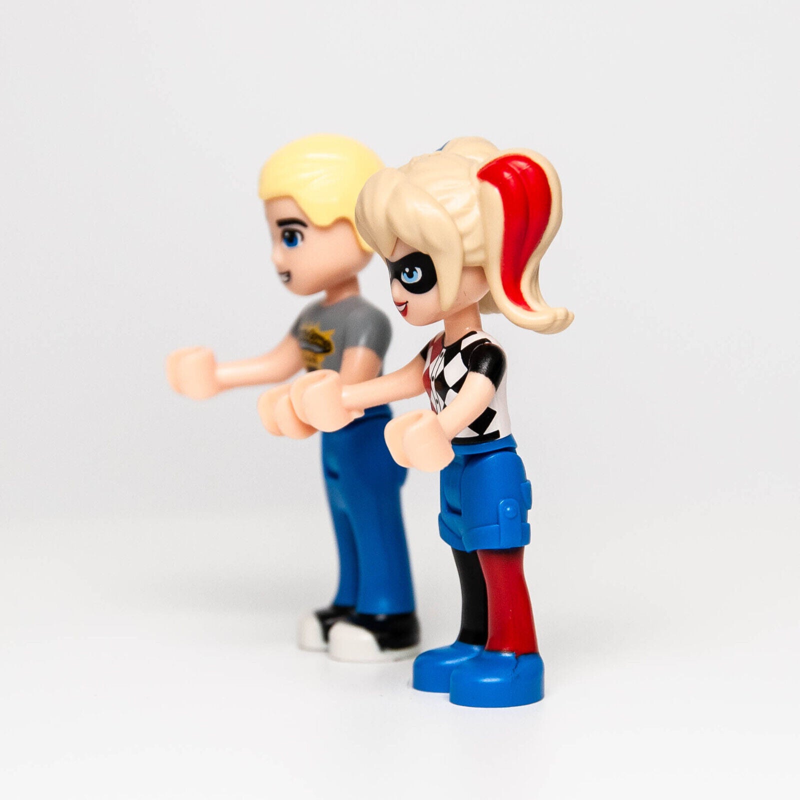 NEW (Lot of 2) LEGO DC Superhero Girl Harley & Steve from 41231 Minifigures (shg - StudBee