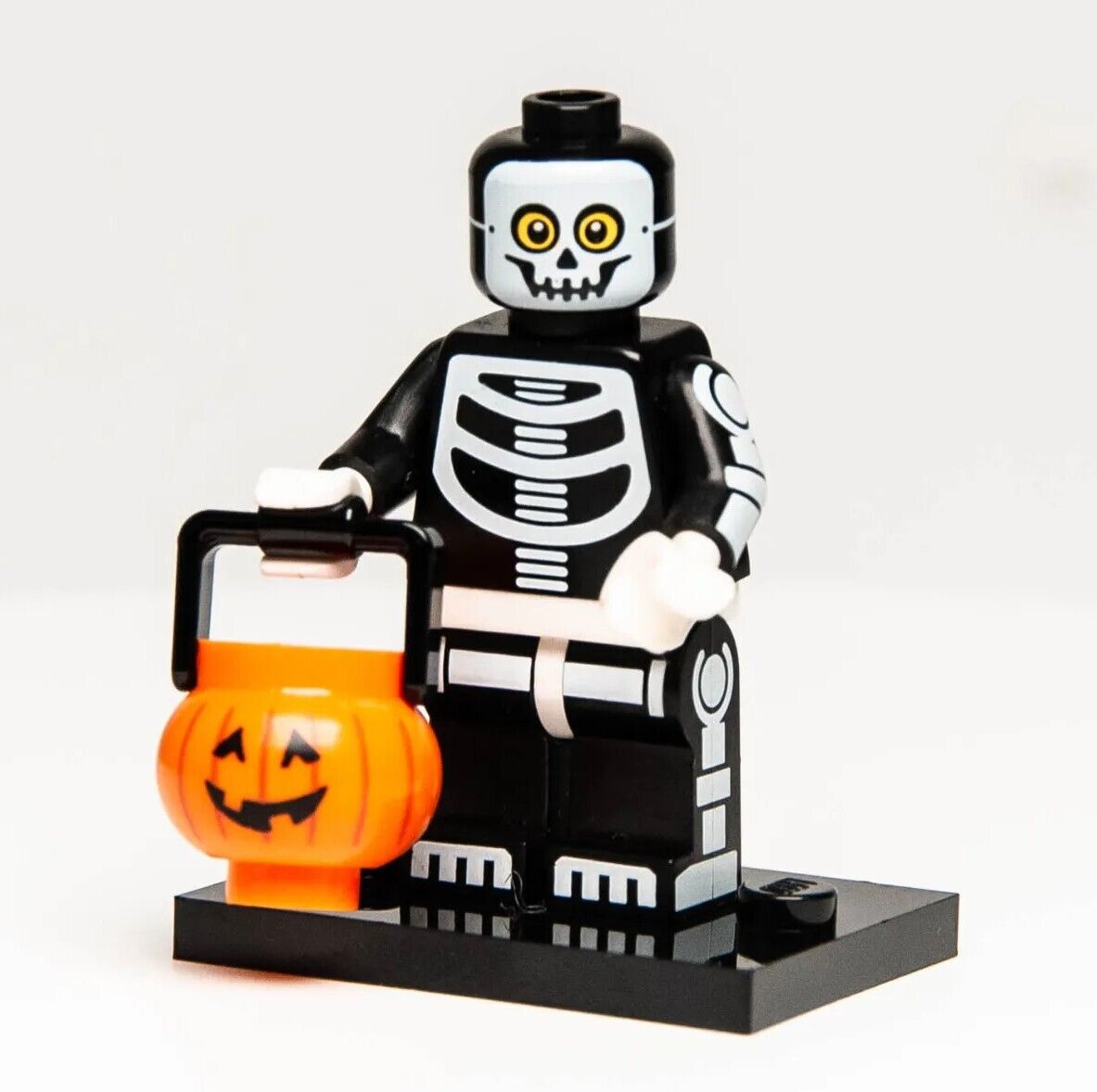 New Lego CMF 14 Skeleton Jack O' Lantern Halloween Costume 71010 (col14-11) (blk - StudBee