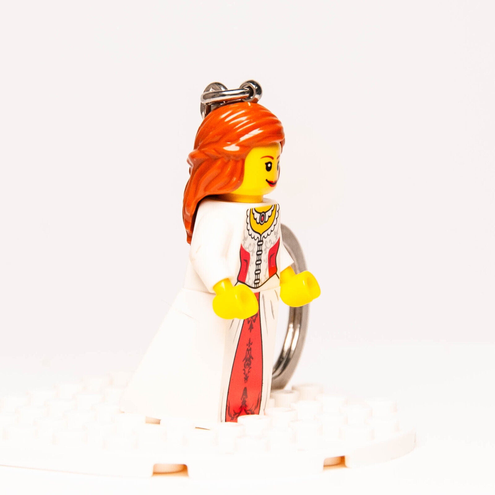 Lego Castle Kingdoms Lion Princess Minifigure Keychain 852912 cas442 - StudBee