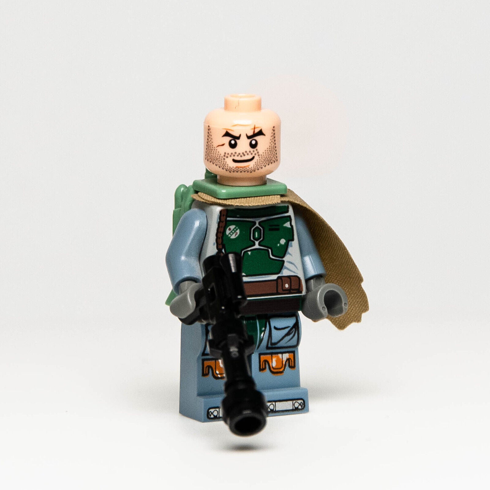LEGO Star Wars Minifigure: Boba Fett w/ Beard Stubble (sw0396) 9496 Desert Skiff