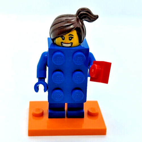 Lego Series 18 Collectible Minifigure w/ Stand:  Brick Suit Girl (col18-3) 71021 - StudBee