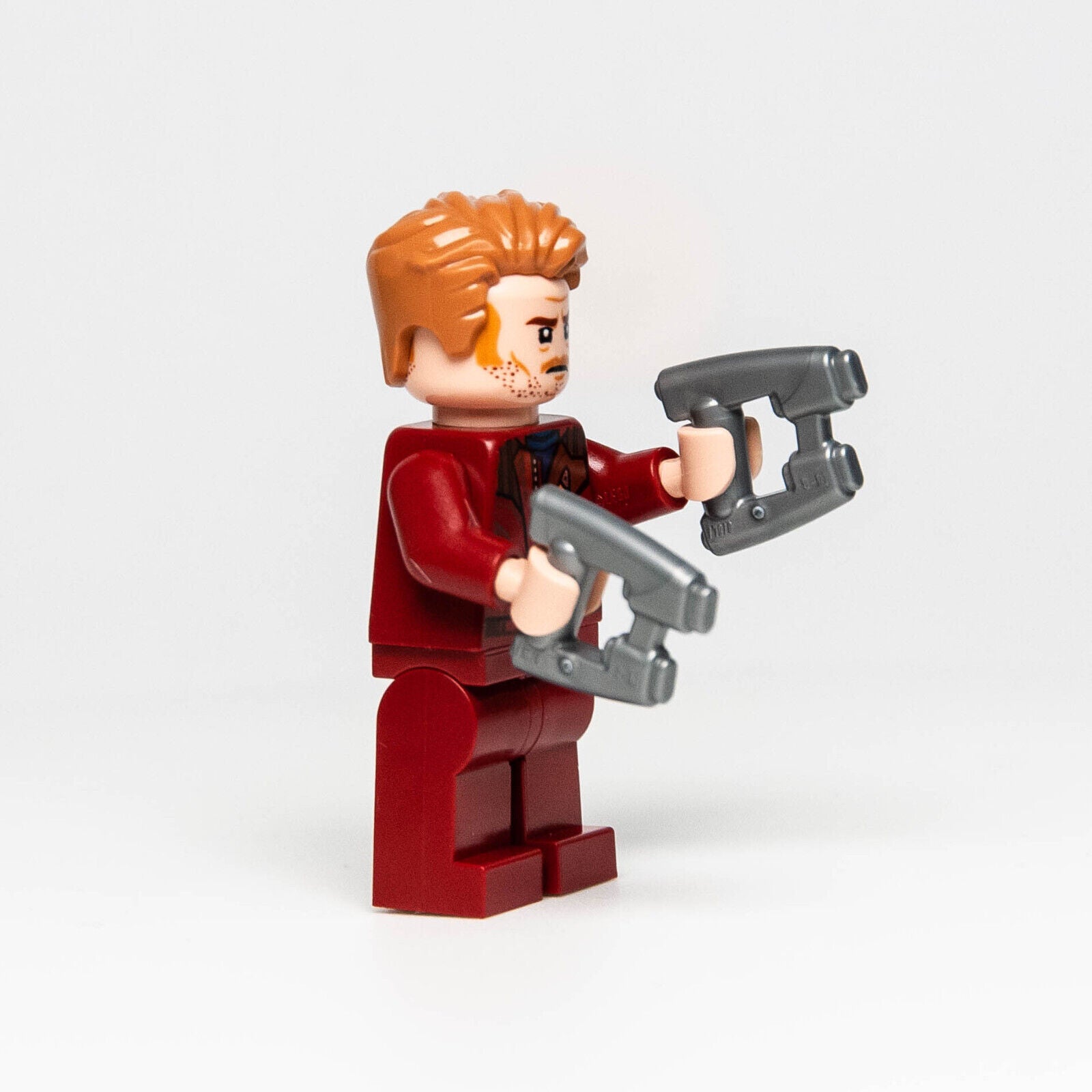 New LEGO Guardians Minifigure - Star Lord w/ Dark Red 76231 (sh834) Advent - StudBee