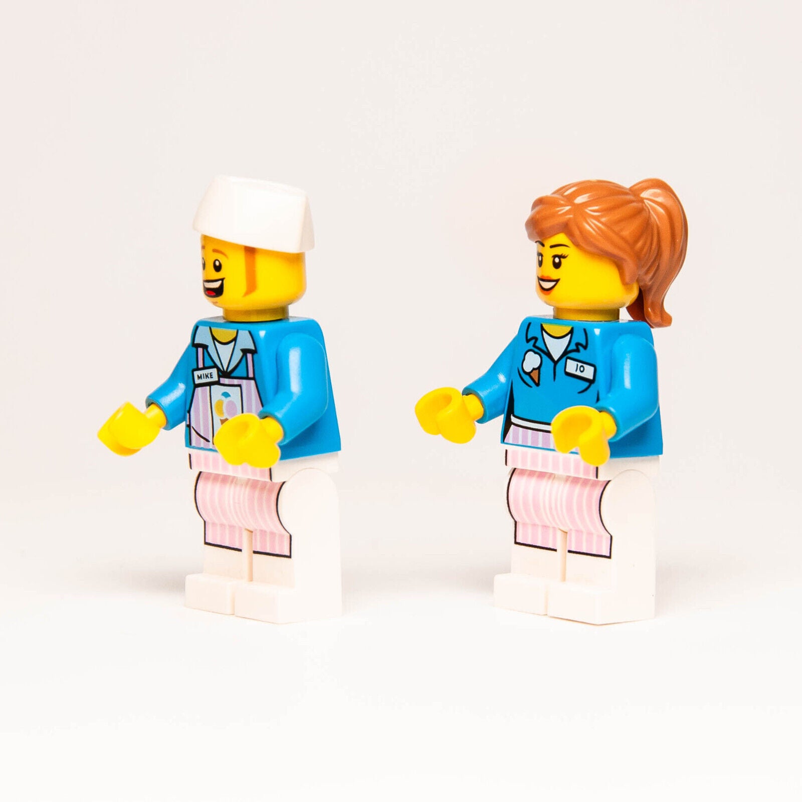 Lot of Lego Movie Minifigures: Jo & Mike 70804 Ice Cream Machine (tlm031 tlm032) - StudBee