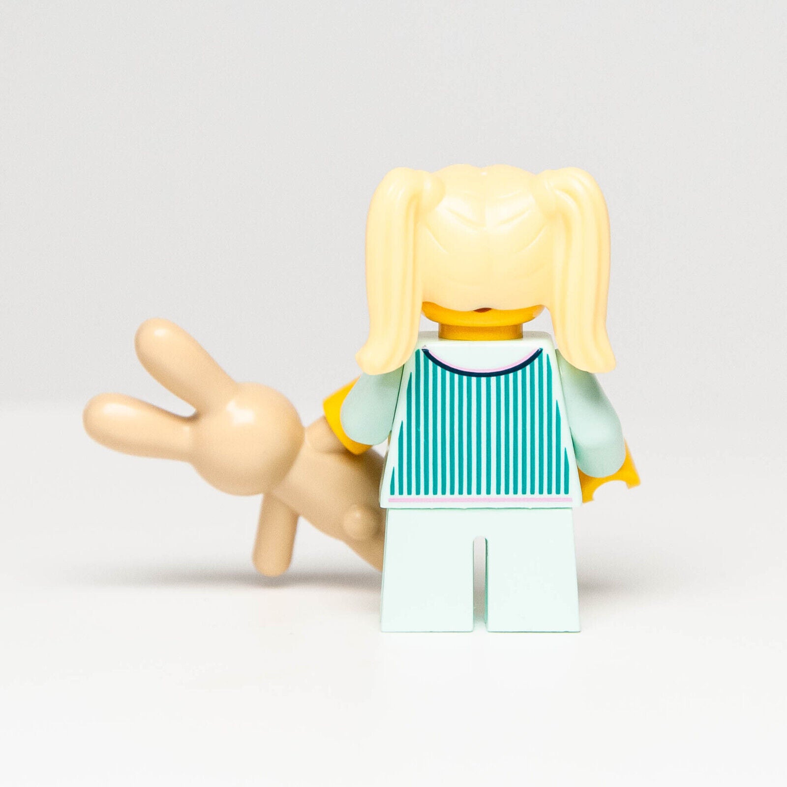 New Lego BAM Minifigure - Aqua PJ Pajamas Little Girl & Bunny 2022 Bedtime - StudBee