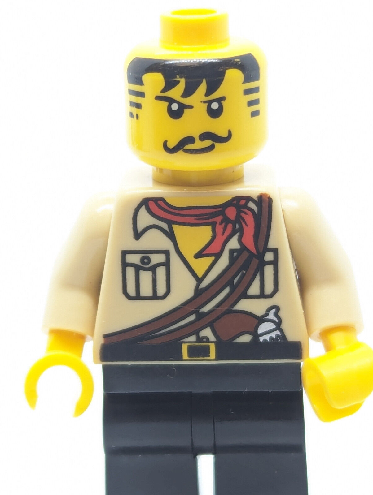 LEGO Adventurers Desert Minifigure Johnny Thunder w/ Backpack (adv041) 5988 5900
