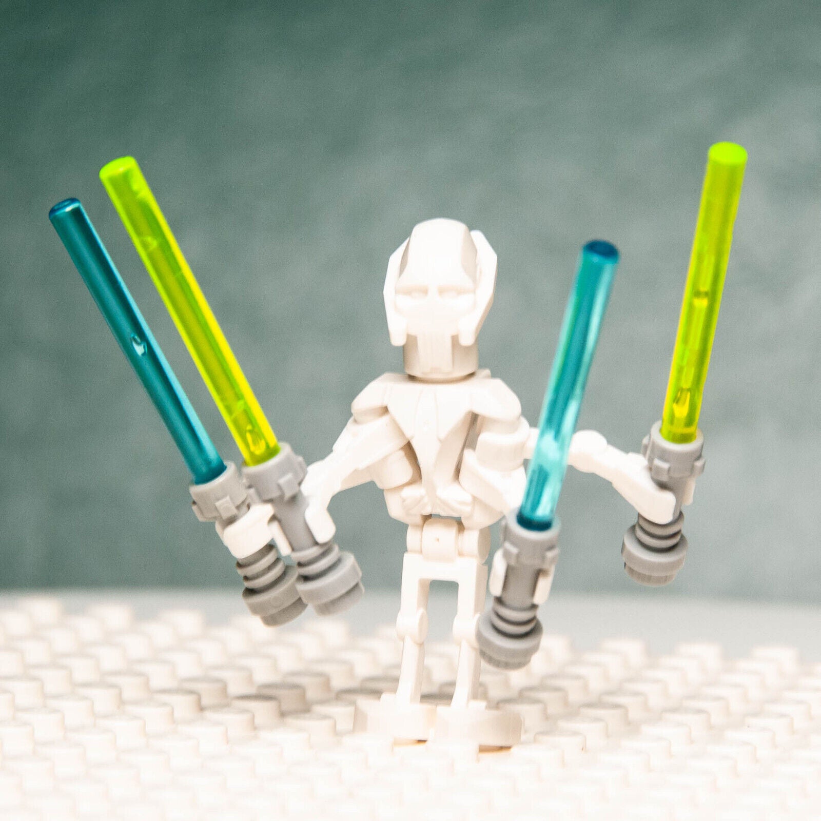 Lego Star Wars Minifigure - General Grievous, Straight (sw0134a Lightsabers 7656 - StudBee