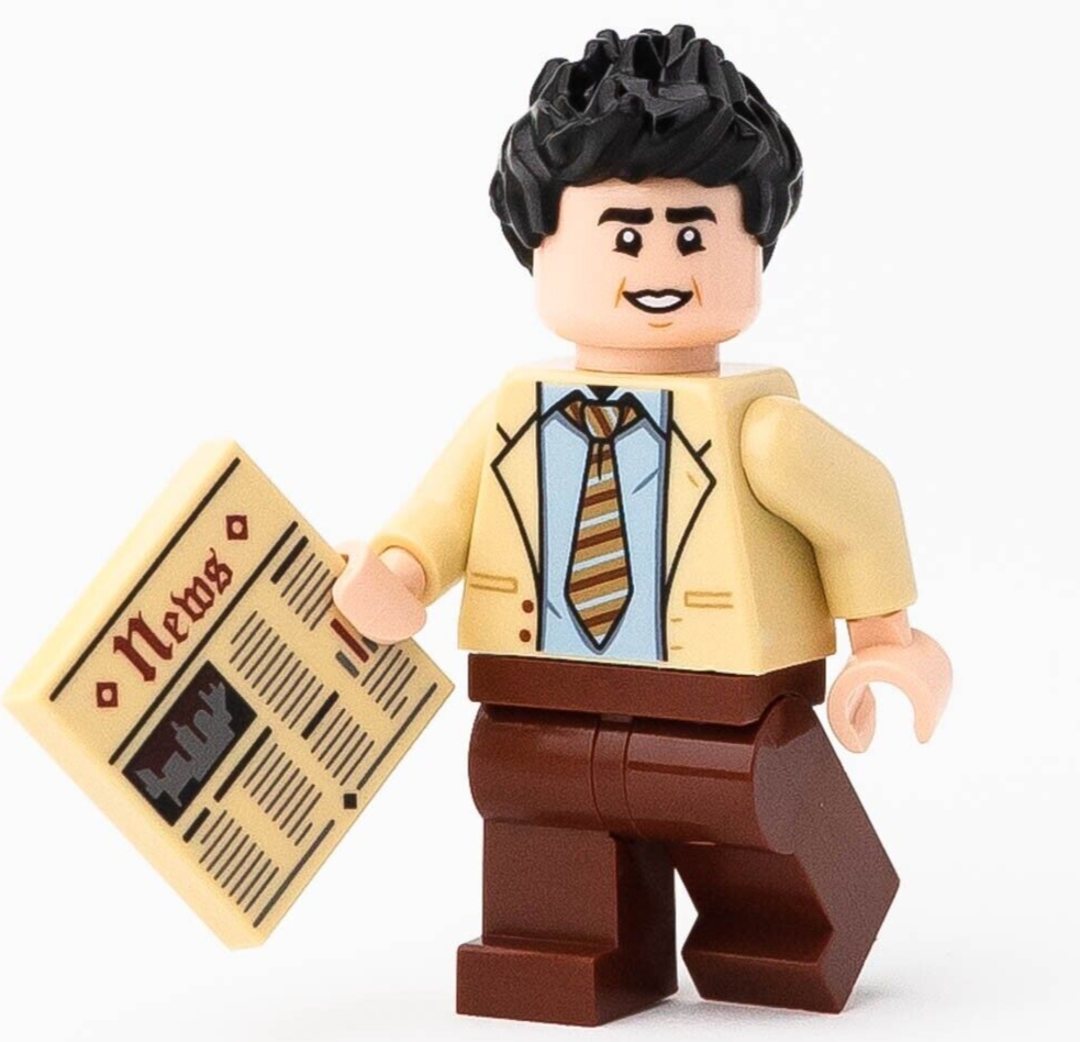 New LEGO Ross Geller Minifigure - FRIENDS Central Perk - 21319 (idea056) - StudBee