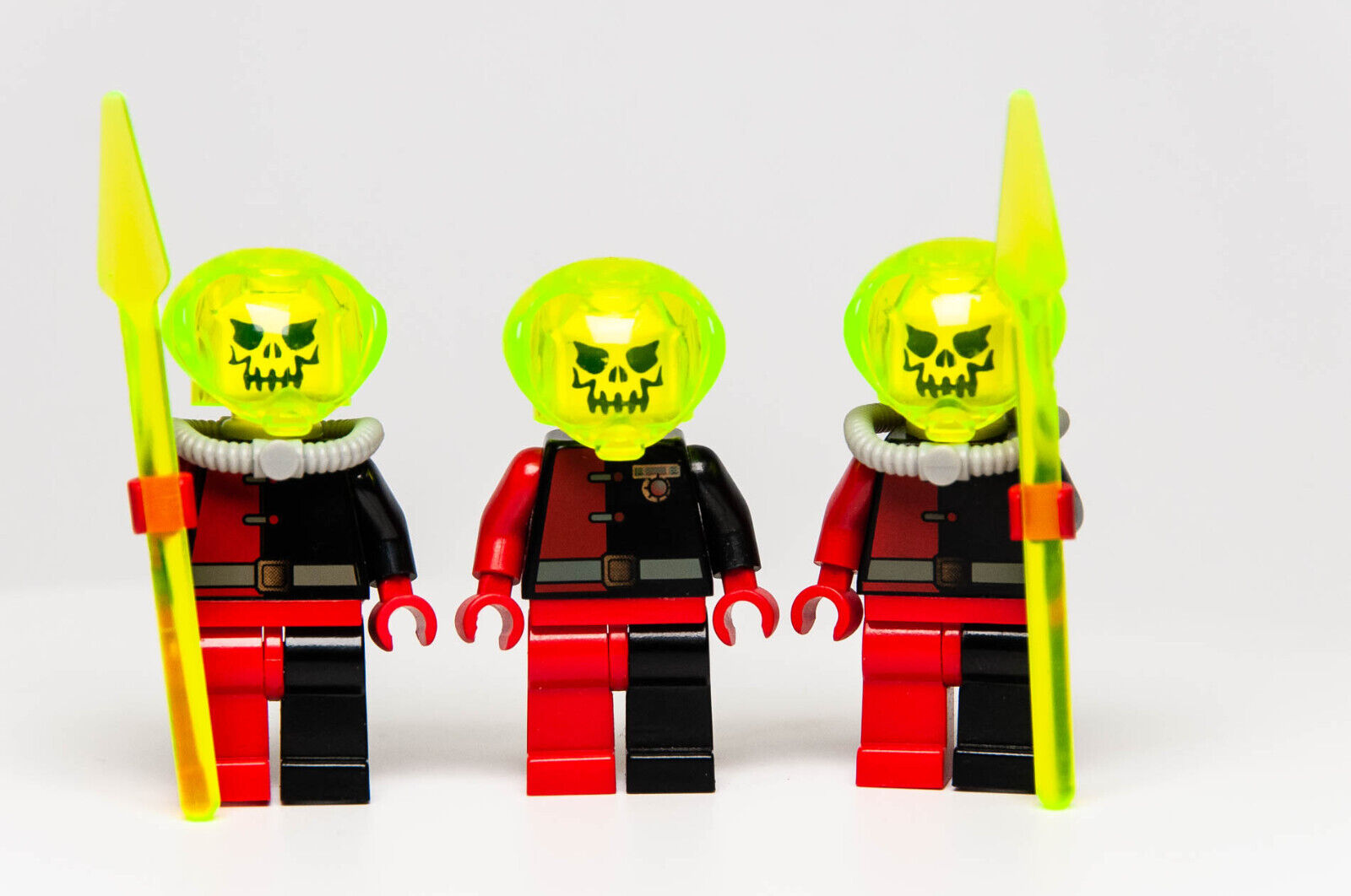 Lot of 3 LEGO Alpha Deep Sea Minifigures Ogel Minions & Commander w/ Spears (alp - StudBee
